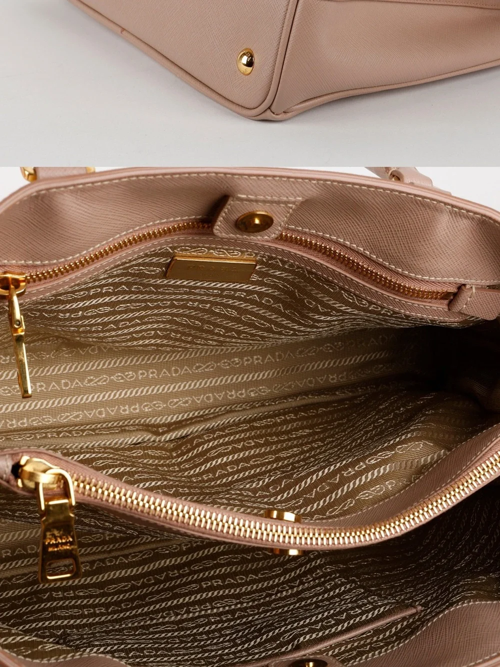 Prada Medium Galleria Beige Saffiano